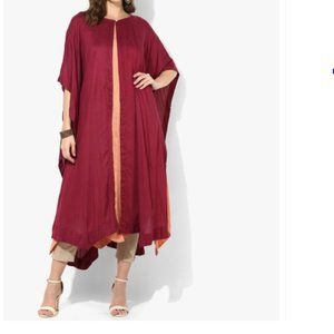 Color Blocked Kaftan Style Kurta